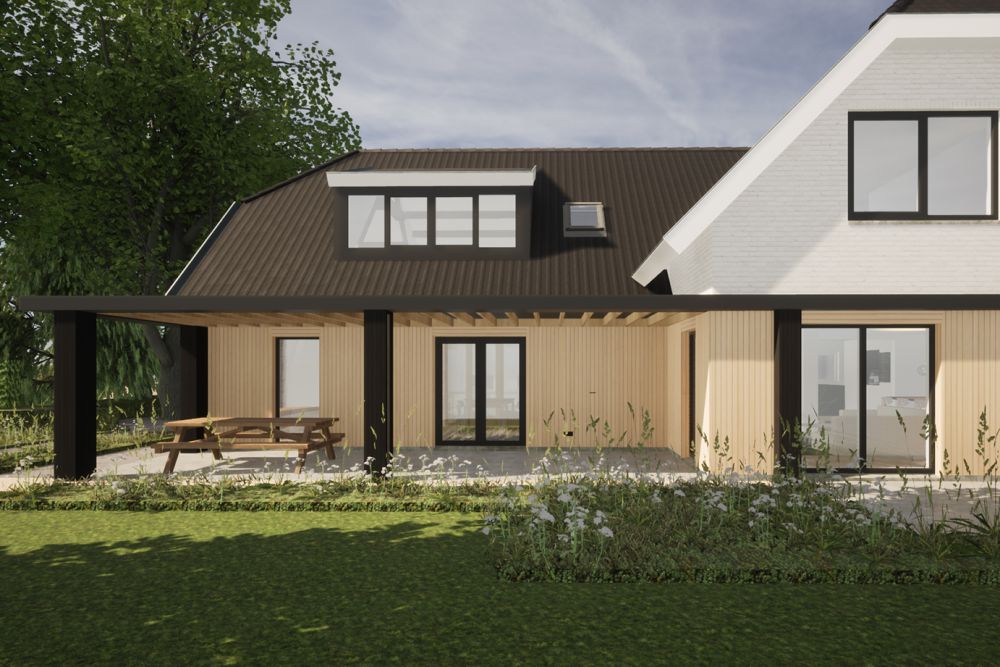 Vrijstaande woning krijgt nieuwe look